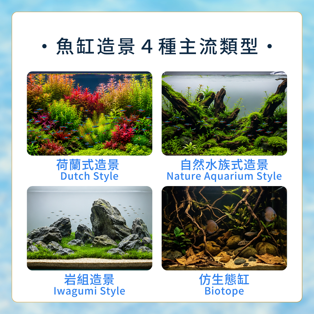 魚缸造景有哪些風格